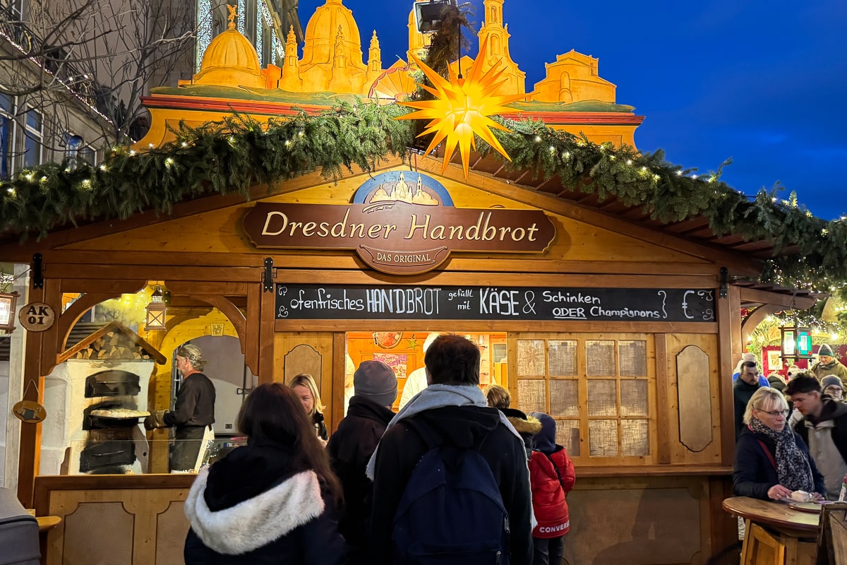 Dresdner Handbrot auf dem Striezelmarkt Dresden 2024 Stand Bild 5